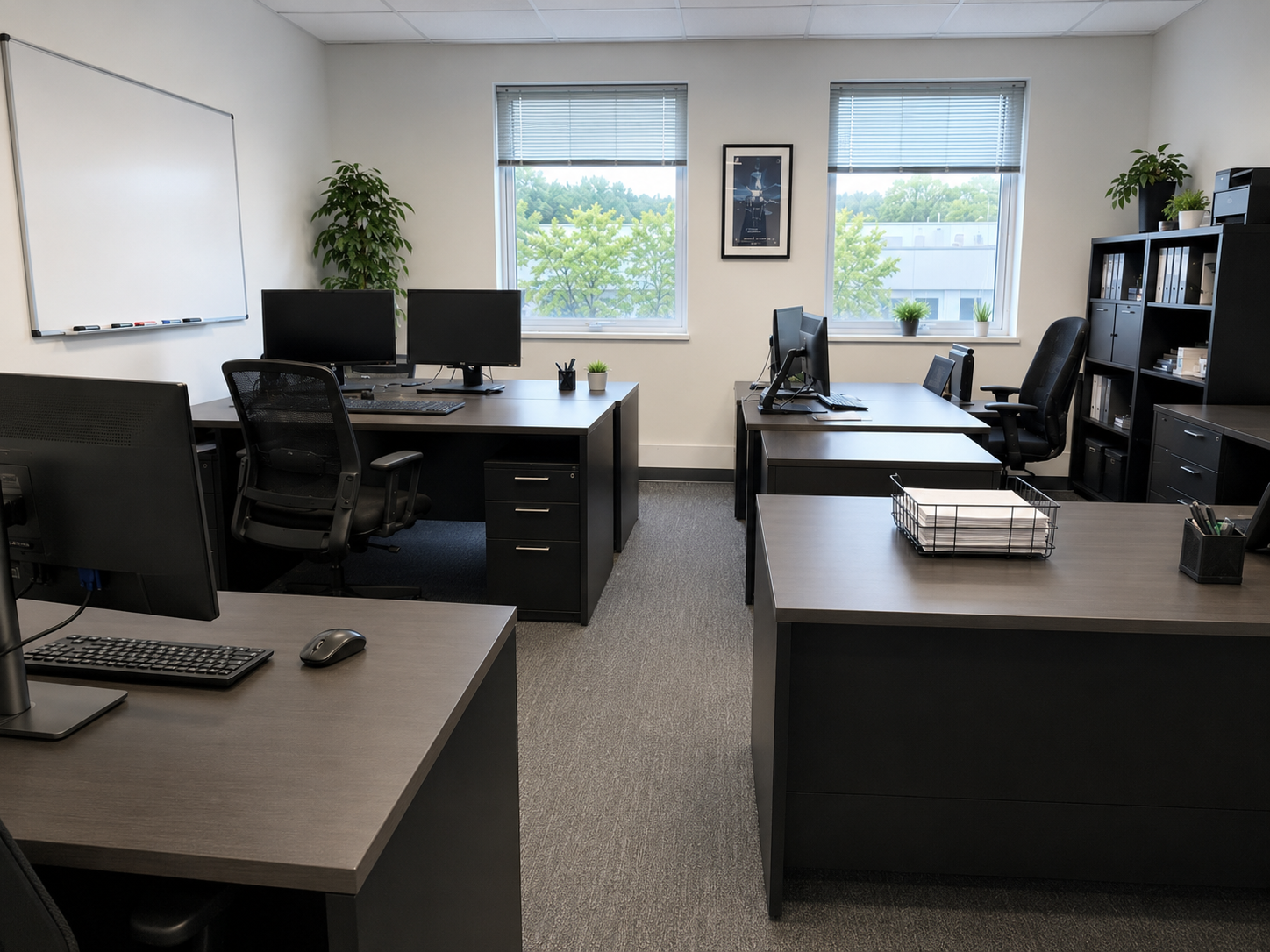 Clean office after cleaning